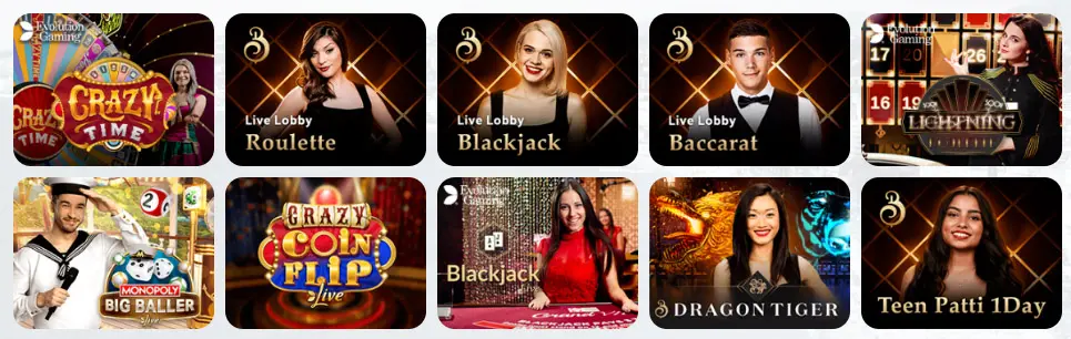 Jeux de casino en direct SG CASINO