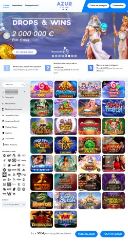 l'application et interface SG CASINO