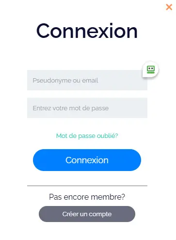 Connexion des membres du SG CASINO