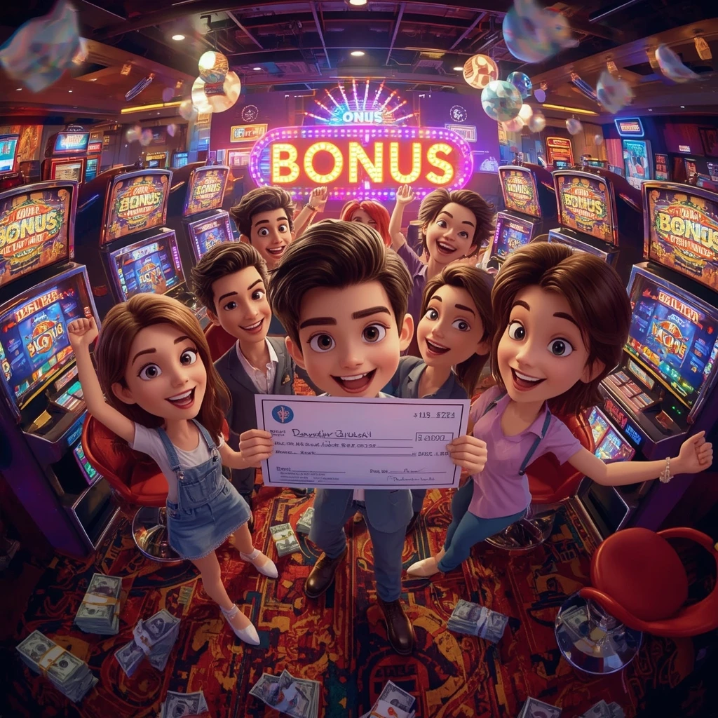 bonus dans les mains de l'homme au casino SG CASINO