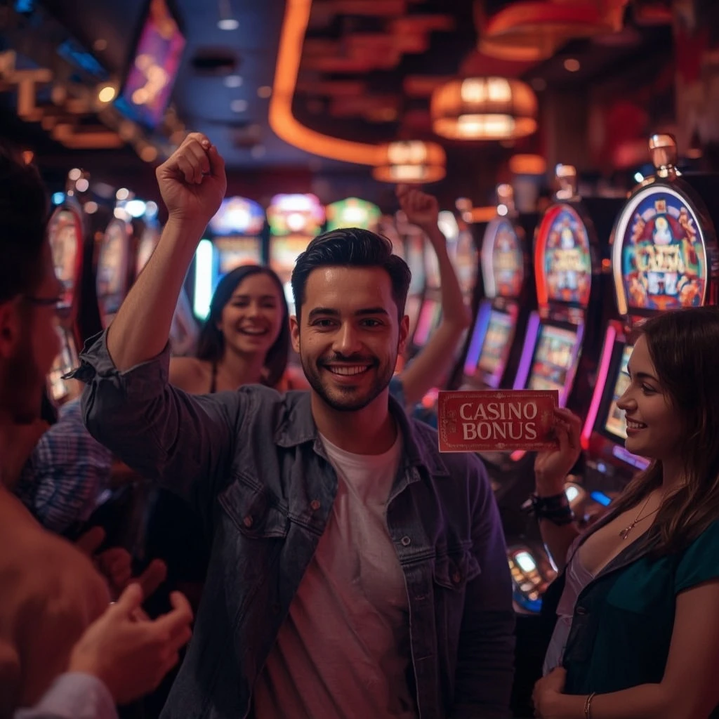 une personne tenant un bonus SG CASINO